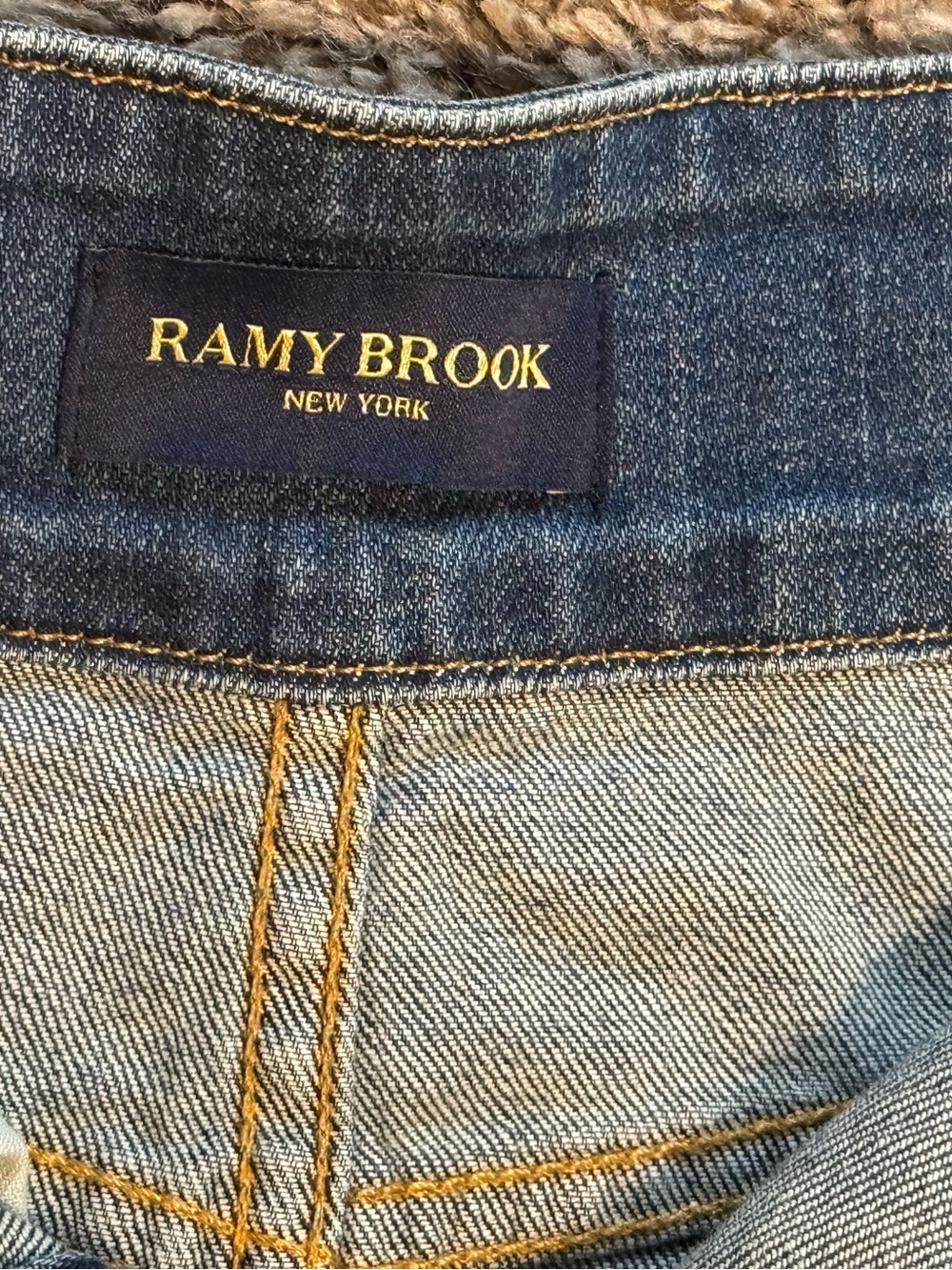 RAMY BROOK| Karter Denim High-Waisted Midi-Skirt| size 24 - Picture 5 of 7